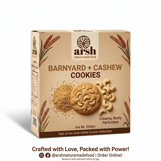 Barnyard cashew cookies