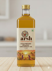 Cold Pressed Desi Malige Groundnut Oil - 1 Litr