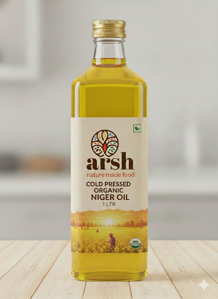 Cold Pressed Desi Malige Niger Oil - 1 Ltr