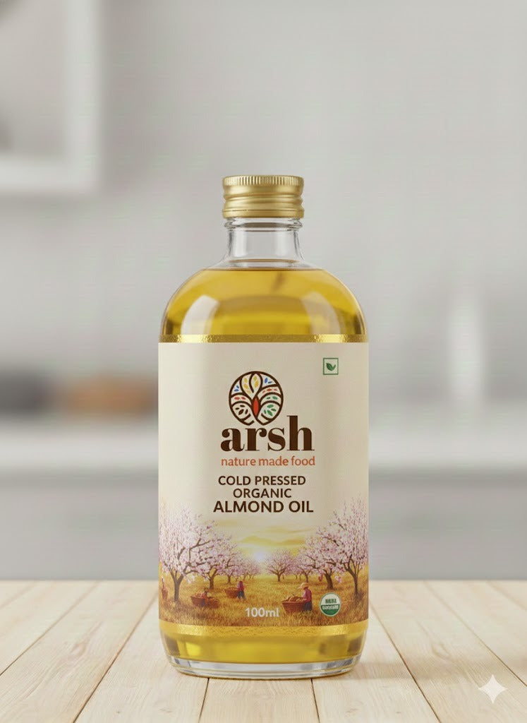 Cold Pressed Desi Malige Almond Oil - 100 ml