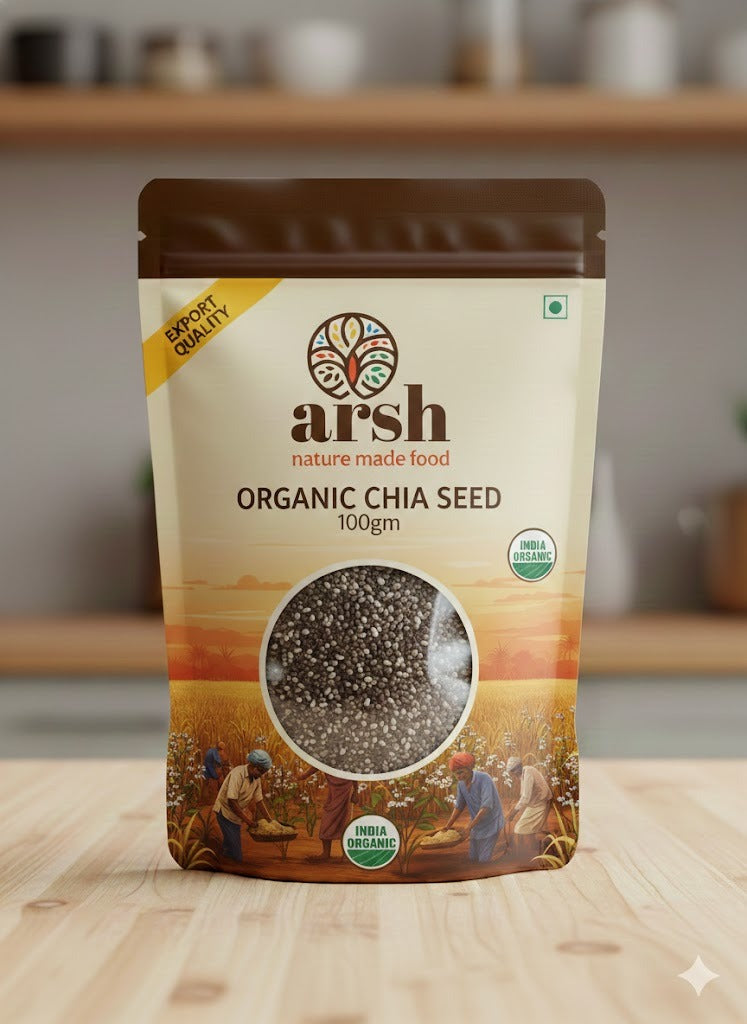 Arsh Desi Malige Chia Seeds - 100g